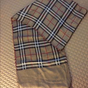 Burberry silk scarf